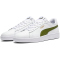 PUMA Smash 3.0 Leder-Sneaker 33 - PUMA white/olive green 38.5