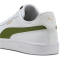 PUMA Smash 3.0 Leder-Sneaker 33 - PUMA white/olive green 38.5