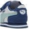 PUMA Cabana Racer Sl 20 Baby-Sneaker mit Klettverschluss 23 - PUMA white/fresh water/blue jewel 20