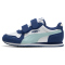 PUMA Cabana Racer SL 20 PS Sneaker mit Klettverschluß Kinder 23 - PUMA white/fresh water/blue jewel 29
