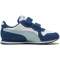 PUMA Cabana Racer SL 20 PS Sneaker mit Klettverschluß Kinder 23 - PUMA white/fresh water/blue jewel 30