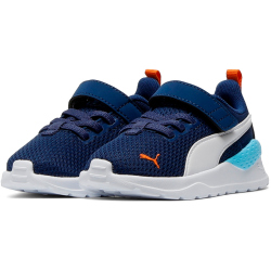 PUMA Anzarun Lite AC Baby-Sneaker 48 - blue jewel/puma white/vermillion 25