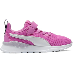 PUMA Anzarun Lite AC PS Kinder Sneaker mit Klettverschluss 49 - mauve pop/puma white/deep plum 34