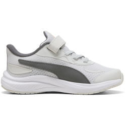 PUMA Skyrocket 2 AC+ Sneaker mit Klettverschluss Kinder 11 - glacial gray/puma white 34