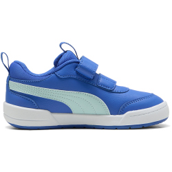 PUMA Multiflex 2 SL Sneaker mit Klettverschluss Kinder 10 - royal sapphire/fresh water 28