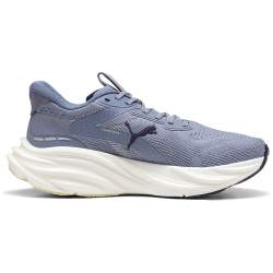 PUMA Magnify Nitro 3 Laufschuhe Damen 11 - gray sky/deep plum/vibrant silver 36