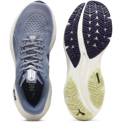 PUMA Magnify Nitro 3 Laufschuhe Damen 11 - gray sky/deep plum/vibrant silver 37