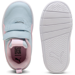 PUMA Courtflex V3 Baby-Sneaker mit Klettverschluss 18 - lucite/pearl pink 22