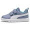 PUMA Courtflex V3 Baby-Sneaker mit Klettverschluss 17 - gray sky/puma white/baltic sea blue 22