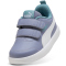 PUMA Courtflex V3 Baby-Sneaker mit Klettverschluss 17 - gray sky/puma white/baltic sea blue 22