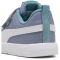 PUMA Courtflex V3 Baby-Sneaker mit Klettverschluss 17 - gray sky/puma white/baltic sea blue 22