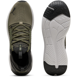 PUMA Softride Symmetry Fuzion Laufschuhe 18 - loden green/puma black/feather gray 41