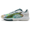 PUMA Accelerate Nitro SQD 4 Berlin Handballschuhe 01 - silver mist/yellow alert/gray skies 40