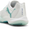 PUMA Vantage Nitro W+ Game On Handballschuhe Damen 02 - PUMA white/baltic sea blue/fresh water 35.5