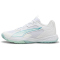 PUMA Accelerate Pro 4 W+ Game On Handballschuhe Damen 02 - PUMA white/baltic sea blue/fresh water 35.5