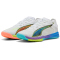 PUMA Accelerate Nitro SQD 4 Game On Handballschuhe 01 - PUMA white/glowing red/ultra blue 48
