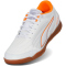 PUMA Truco IV Hallen-Fußballschuhe 01 - PUMA white/orange glow/vibrant silver 39