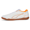 PUMA Truco IV Hallen-Fußballschuhe 01 - PUMA white/orange glow/vibrant silver 46.5