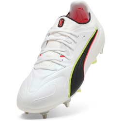 PUMA King 20 Ultimate MxSG Stollen-Fußballschuhe 01 - PUMA white/glowing red/yellow alert 39
