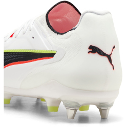 PUMA King 20 Ultimate MxSG Stollen-Fußballschuhe 01 - PUMA white/glowing red/yellow alert 39