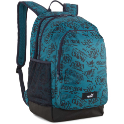 PUMA Academy Print Rucksack 23 - emerald ice/mid 90s aop