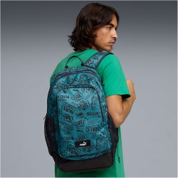 PUMA Academy Print Rucksack 23 - emerald ice/mid 90s aop