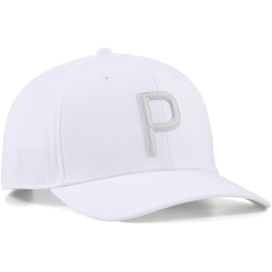 PUMA Heritage P Tech Cap Herren 18 - white glow/platino gray