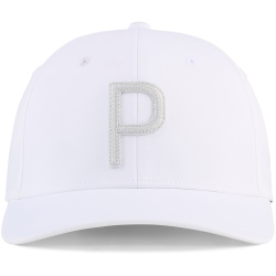 PUMA Heritage P Tech Cap Herren 18 - white glow/platino gray