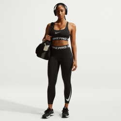 NIKE Pro Mid-Waist 7/8-Leggings Damen