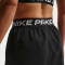 NIKE Pro 2in1 Shorts Damen 010 - black/white XS