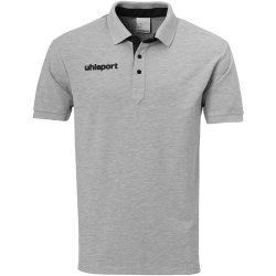 uhlsport Essential Prime Poloshirt grau melange/schwarz 5XL