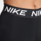 NIKE Pro Mid-Waist kurze Leggings Damen 010 - black/white XS