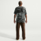 NIKE Frankreich All Over Print T-Shirt Herren 068 - iron grey S