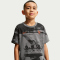 NIKE Frankreich All Over Print T-Shirt Kinder 068 - iron grey S (128-137 cm)