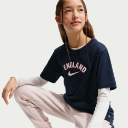 NIKE England Wordmark T-Shirt Kinder 451 - obsidian M...