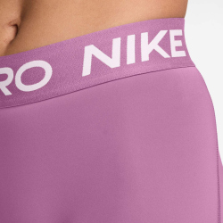 NIKE Pro Mid-Waist kurze Leggings Damen 503 - lt magenta/white M