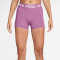 NIKE Pro Mid-Waist kurze Leggings Damen 503 - lt magenta/white M