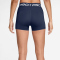 NIKE Pro Mid-Waist kurze Leggings Damen 410 - midnight navy/white XS
