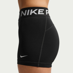 NIKE Pro Mid-Waist kurze Leggings Damen 010 - black/white M
