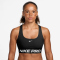 NIKE Pro Light-Support Sport-BH Damen 010 - black/white XS