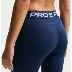 NIKE Pro Mid-Waist Leggings Damen 410 - midnight navy/white S
