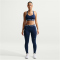 NIKE Pro Mid-Waist Leggings Damen 410 - midnight navy/white S