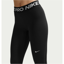 NIKE Pro Mid-Waist Leggings Damen 010 - black/white S