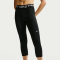 NIKE Pro Mid-Waist 3/4-Leggings Damen 010 - black/white XXS