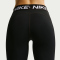 NIKE Pro Mid-Waist 3/4-Leggings Damen 010 - black/white XXS