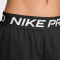 NIKE Pro Dri-FIT Shorts Damen 010 - black/white XXS