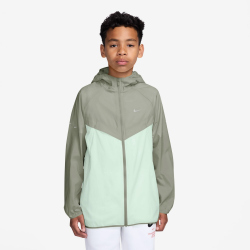 NIKE Stride UV-Repel Trainingsjacke Kinder 304 - spruce fog/barely green/reflective silv L (147-158 cm)