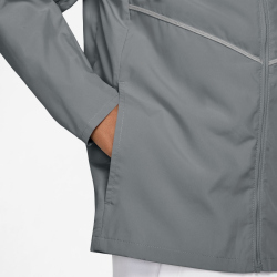 NIKE Miler UV-Repel Trainingsjacke Kinder 084 - smoke grey/reflective silv M (137-147 cm)