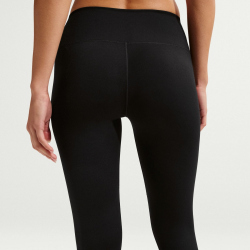 NIKE One High-Waist 7/8-Leggings Damen 010 - black/white XS