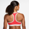 NIKE Swoosh Medium-Support Padded Sport-BH Damen 696 - lt crimson/white/white/white XS